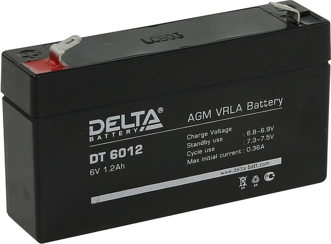 Аккумулятор для ИБП Delta DT 6012
