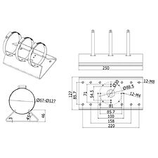 Кронштейн для камер видеонаблюдения Hikvision DS-1275ZJ