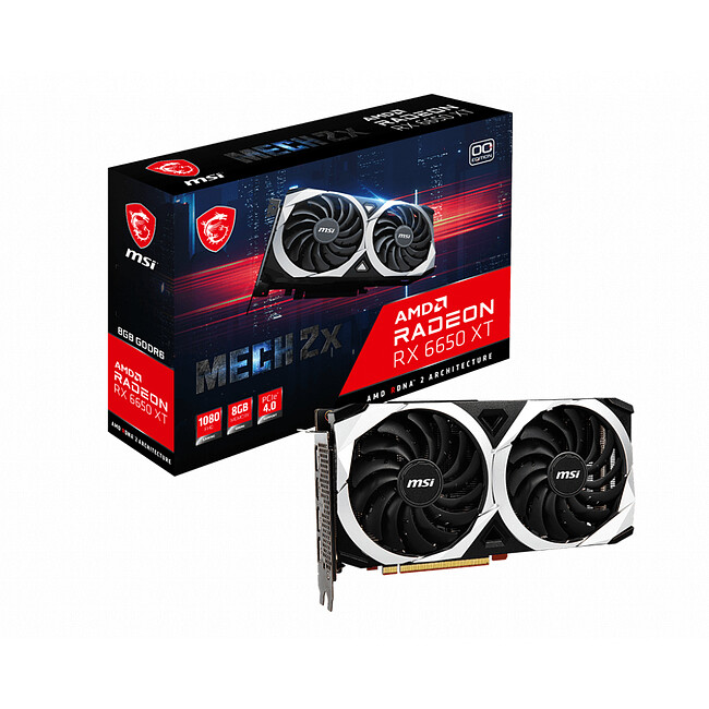 Видеокарта MSI Radeon RX 6650XT Mech 2X 8Gb