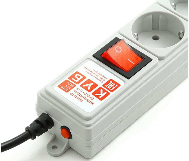 Сетевой фильтр Power Cube SPG(5+1)-B-10 3 м серый