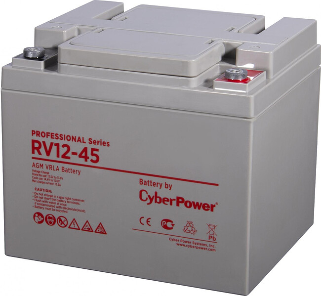 Аккумулятор для ИБП CyberPower RV 12-45 Аккумулятор для ИБП CyberPower RV 12-45