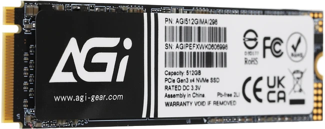SSD диск AGi AI298 512GB oem (AGI512GIMAI298-BK)