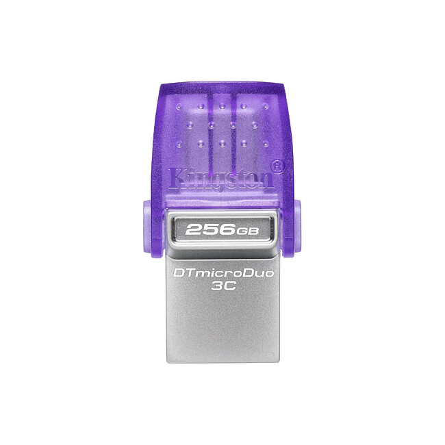 USB Flash-накопитель Kingston DataTraveler microDuo 3C 256Gb фиолетовый (DTDUO3CG3/256GB)