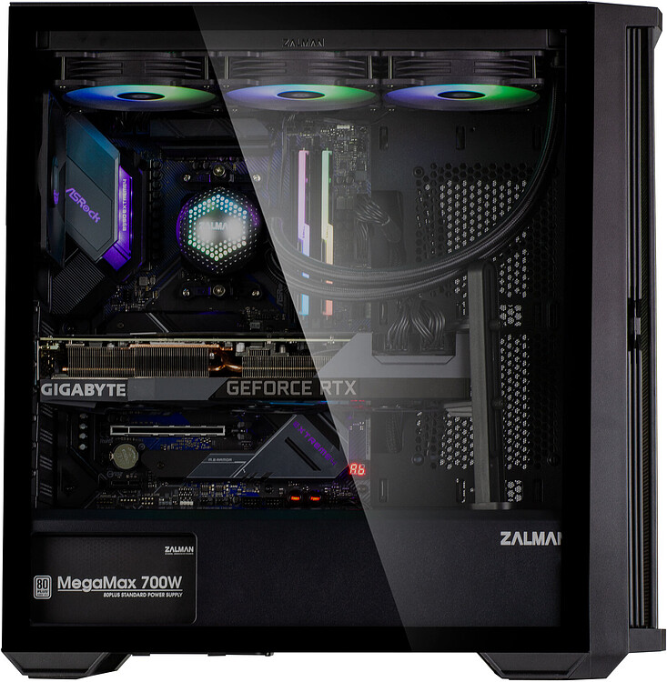 Корпус Zalman Z10 ATX без БП черный