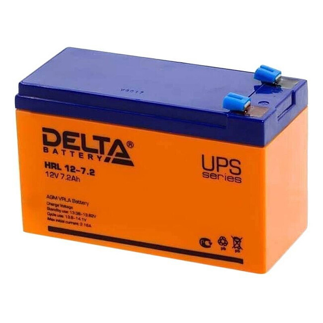 Аккумулятор для ИБП Delta 12V/7.2Ah (HRL 12-7.2 Х)