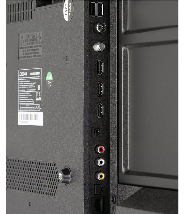 Телевизор Digma DM-LED40SBB31 черный