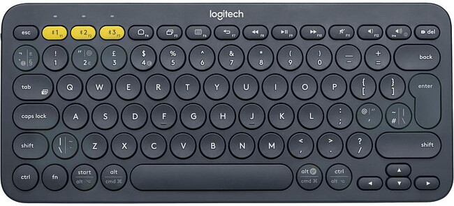 Клавиатура Logitech K380 темно-серый (920-007584) Клавиатура Logitech K380 темно-серый (920-007584)