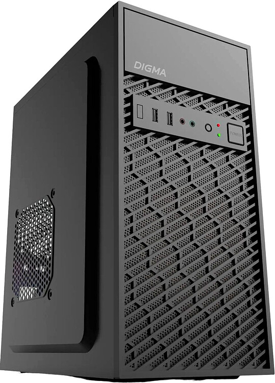 Корпус Digma DCC-MN303 черный без БП