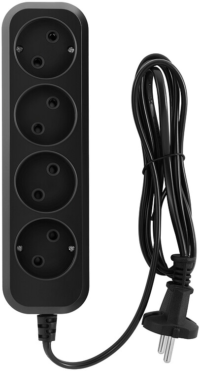 Удлинитель Sunwind SW-PE41-B черный