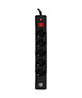 Сетевой фильтр Гарнизон ECL-5-U2-B-1.8 черный