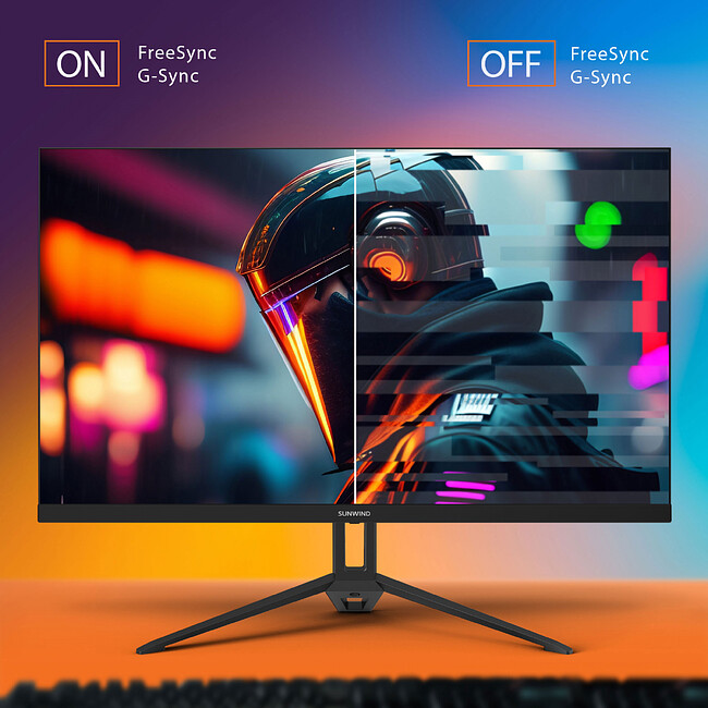 Монитор SunWind SUN-M27BA107 черный
