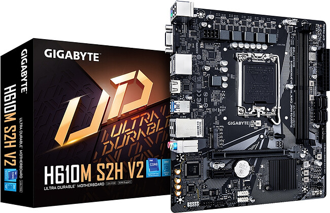 Материнская плата GigaByte H610M S2H V2 rev. 1.0