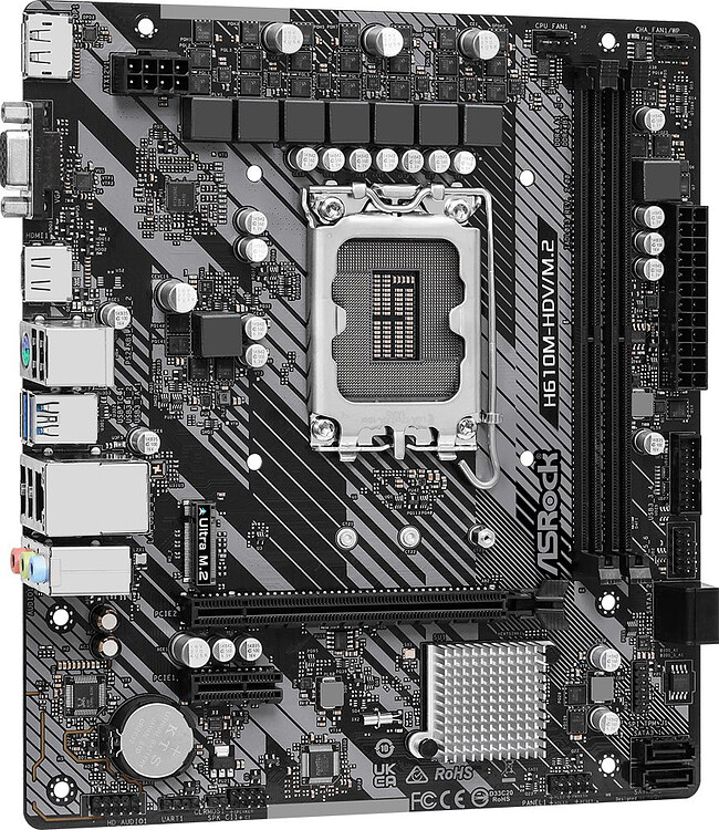 Материнская плата Asrock H610M-HDV/M.2 R2.0 DDR4