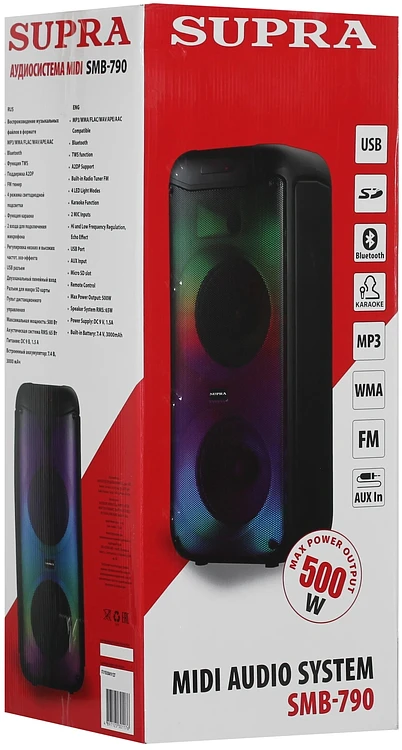 Колонка для вечеринок Supra SMB-790