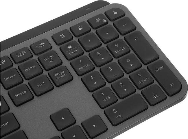 Набор периферии Logitech MX Keys S Combo графитовый/черный (920-011619)