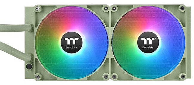 Система жидкостного охлаждения для процессора Thermaltake TH280 V2 Matcha ARGB зеленый (CL-W375-PL14MG-A)