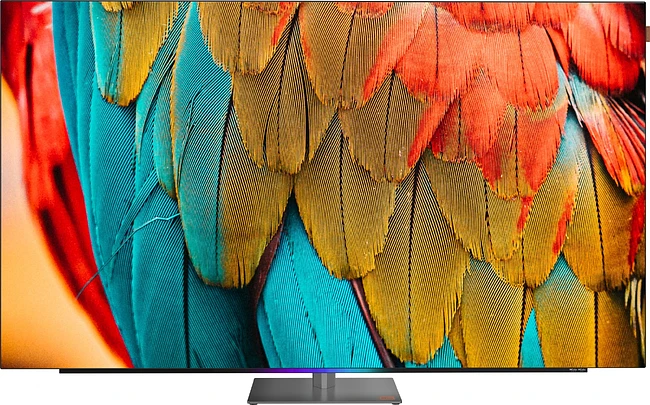 Телевизор Skyworth 77SXF9850 черный/серебристый