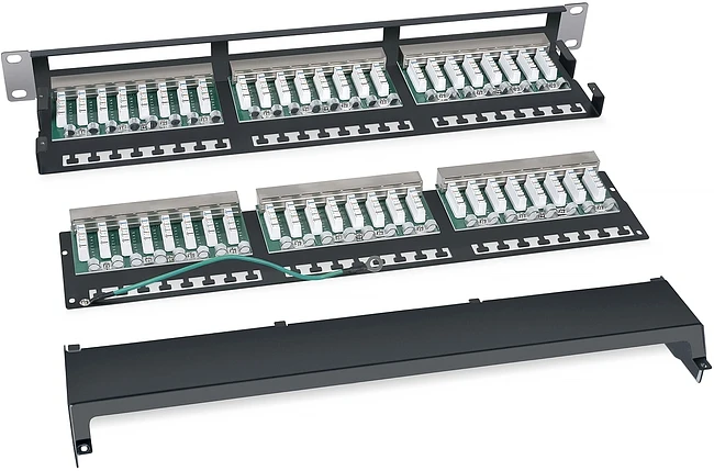Патч-панель Cabeus PLHD-48-CAT.5E-SH-DUAL IDC-1U