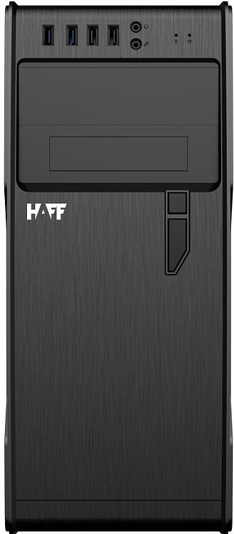 Корпус HAFF 2808-U3 без БП Black/Silver (STC 2801-U3)
