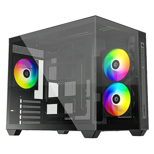 Корпус ID-Cooling View 500 ARGB без БП черный