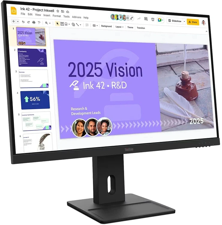 Монитор Lenovo ThinkVision E27Q-40 черный (64BDGAT4UK)