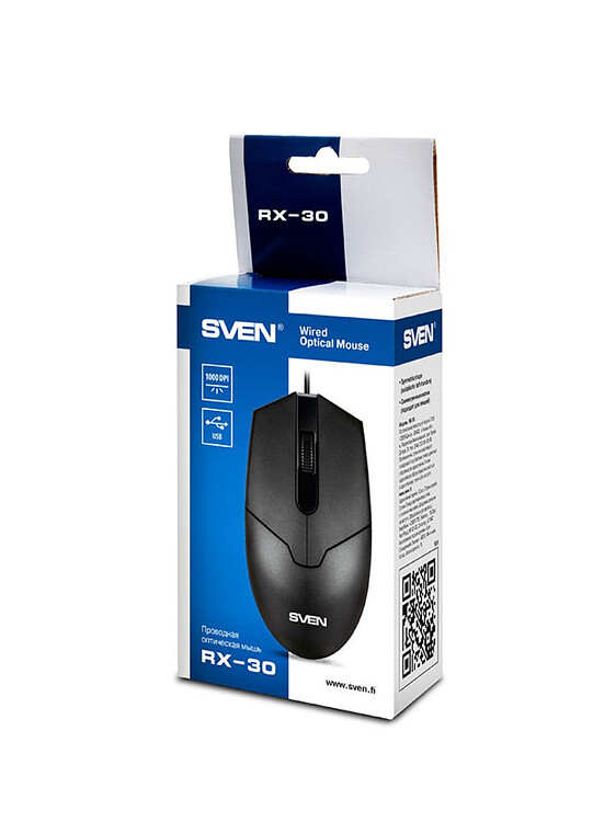 Мышь Sven RX-30 Black (SV-018214)