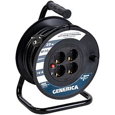 Удлинитель на катушке Generica УК20 (WKP20-16-04-20-G)