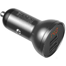 Автомобильное зарядное Baseus Digital Display Gray (CCBX-0G)