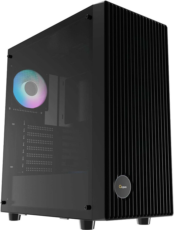 Корпус Ocypus Gamma C70 ARGB без БП Black (Gamma-C70-BKG400XX-GL)