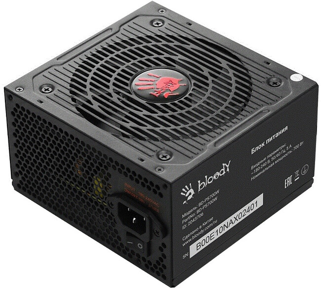 Блок питания Bloody ATX 700W White (BD-PS700W)