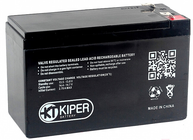 Аккумулятор для ИБП Kiper 12V/9Ah (HR-1234W F2)