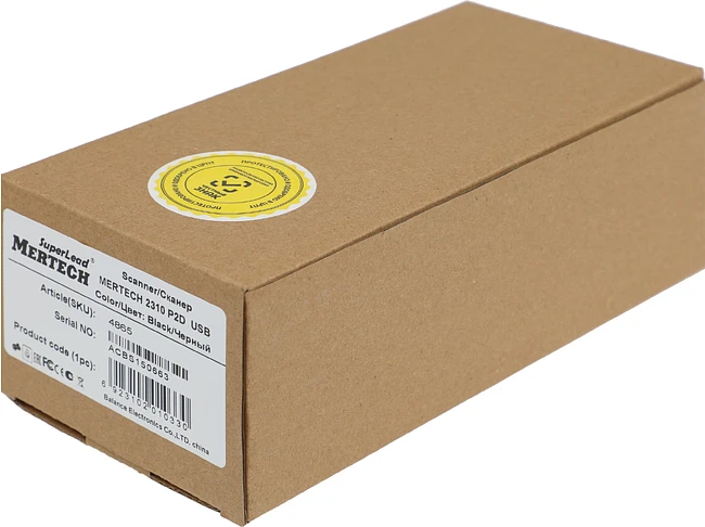 Сканер штрих-кода Mertech 2310 P2D Superlead черный (4865)
