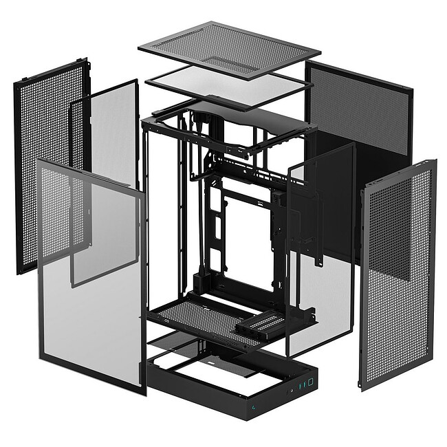 Корпус DeepCool CH270 без БП черный (R-CH270-BKNGM0-G-1)