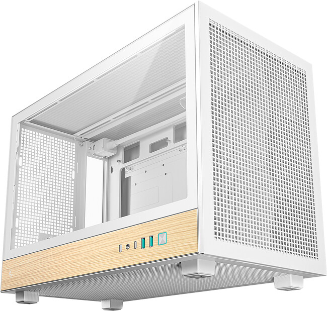 Корпус Deepcool CH260 Wood WH без БП (R-CH260-WHNWM0-G-1)