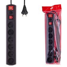 Сетевой фильтр Most LR 3м 6 розеток черный