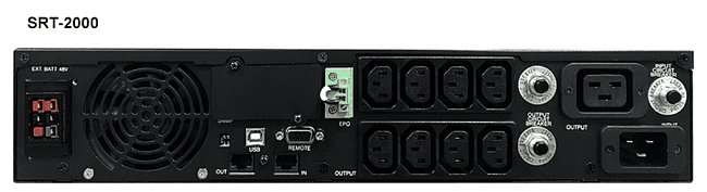 Источник бесперебойного питания Powercom Smart-UPS SMART RT LCD (SRT-2000A)