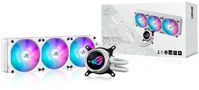 Кулер для процессора ASUS ROG STRIX LC III 360 ARGB WHT (90RC00T2-M0UAY0)