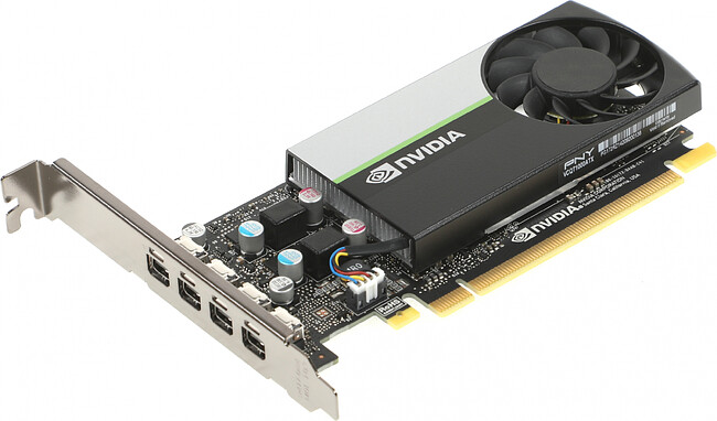 Видеокарта PNY Nvidia T1000 4GB GDDR6 (VCNT1000-SB)