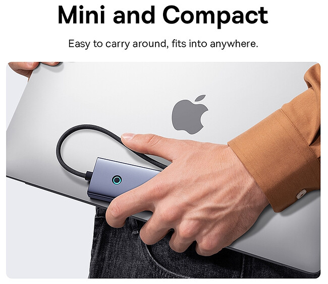 USB-хаб Baseus BS-OH109 Space Grey (B0005280A813-01)
