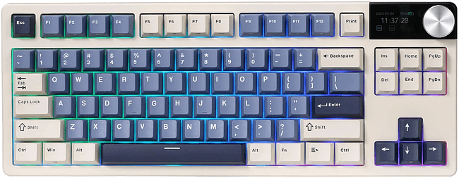 Клавиатура Royal Kludge RK S85 Horizon Blue/Beige switch