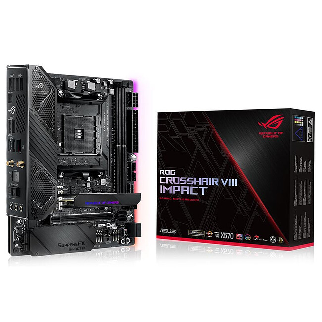Материнская плата ASUS Rog Crosshair VIII Impact X570 (90MB11Q0-M0EAY0)
