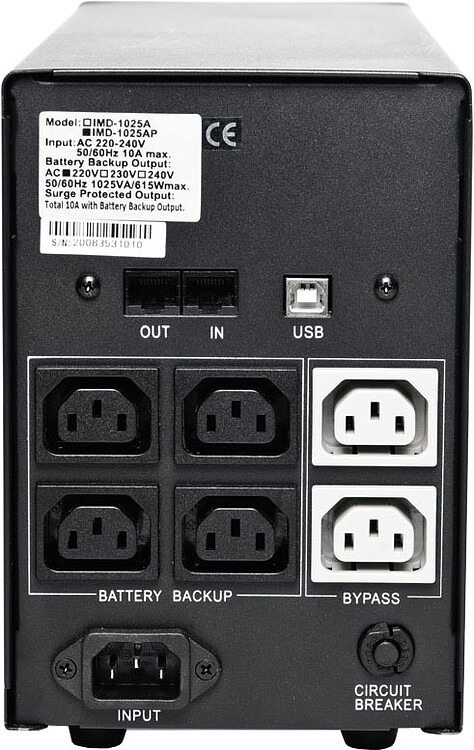 Источник бесперебойного питания Powercom Imperial 1025VA (IMP-1025AP)