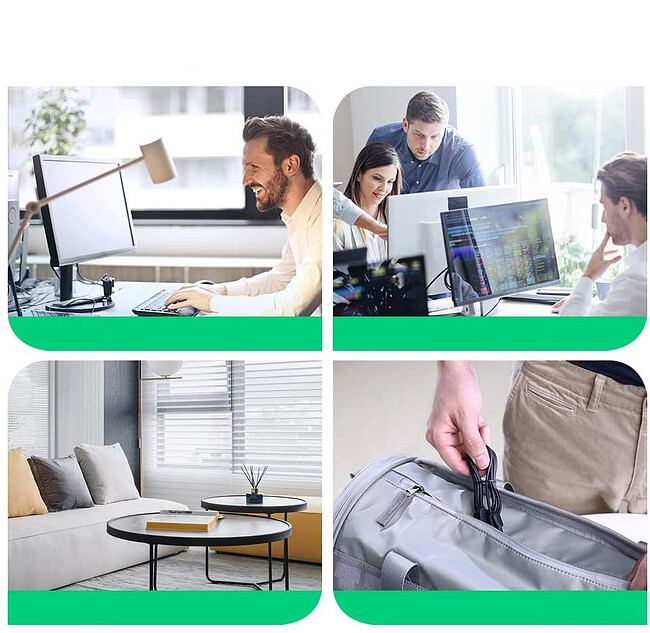 Патч-корд UGREEN NW122-70334 Black (70334)