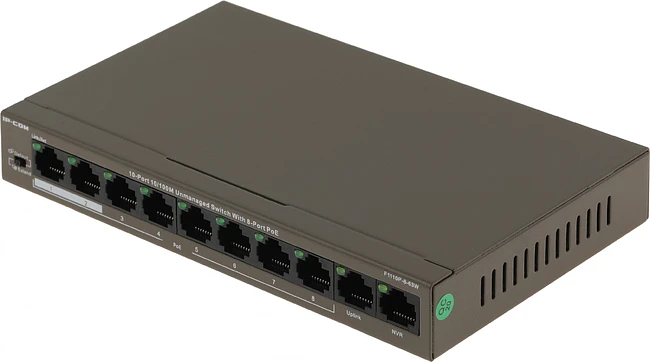 Коммутатор IP-COM F1110P-8-63W
