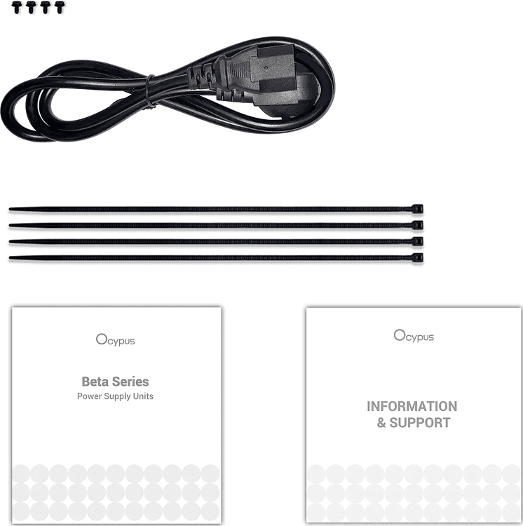 Блок питания Ocypus Beta P400 BK 400W (Beta-P400-N1HDBK024X-EU)