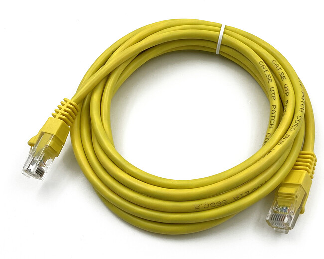 Патч-корд Buro UTP-5E-3M-Y (1428216) Патч-корд Buro UTP-5E-3M-Y (1428216)