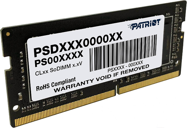 Оперативная память Patriot Signature Line 16GB DDR4 SO-DIMM PC4-21300 (PSD416G266681S)