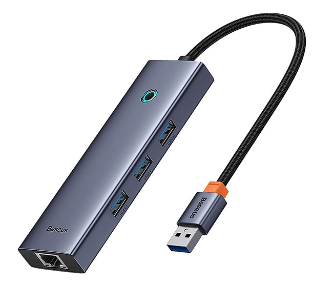 USB-хаб Baseus BS-OH109 Space Grey (B0005280A813-01)