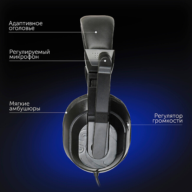 Набор периферии Oklick HS-HKM100G черный