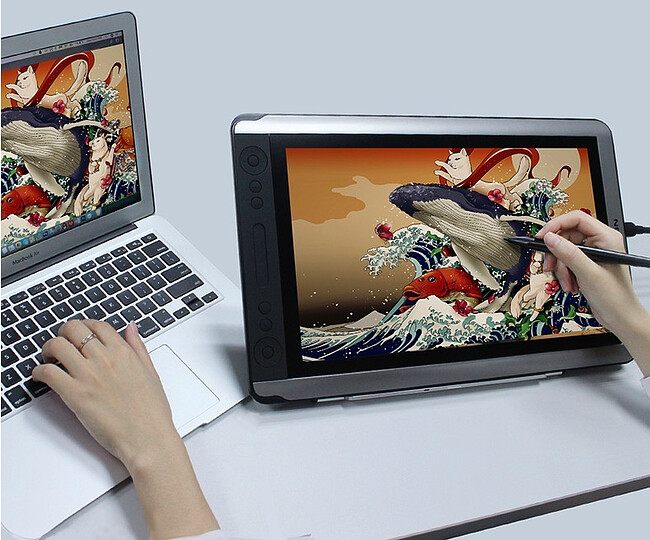 Графический планшет Huion Kamvas 16 космический черный